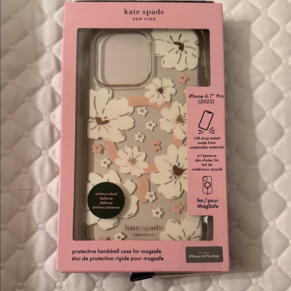 New Kate Spade Floral iPhone 14 Pro Max